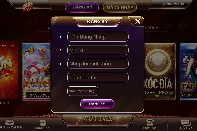 Cách đăng ký tài khoản Sunwin Blackjack